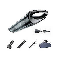 Автопилосос бездротовий 65 Вт 2400 маг Baseus Shark One H-505 на акумуляторі, Black