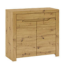 Комод дводверний у вітальню з ДСП+МДФ Luna G Blonski