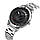 Skmei 9210 сріблясті з чорним чоловічі оригінальні годинники, фото 2