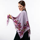 Бавовняна хустка 90х90см Блідо-бузкова 1413858610, фото 2