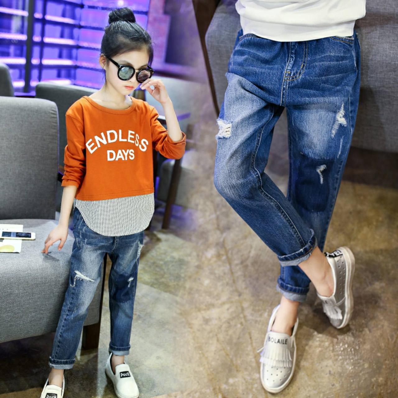 Джинси на дівчинку пояс на гумці, фото 1