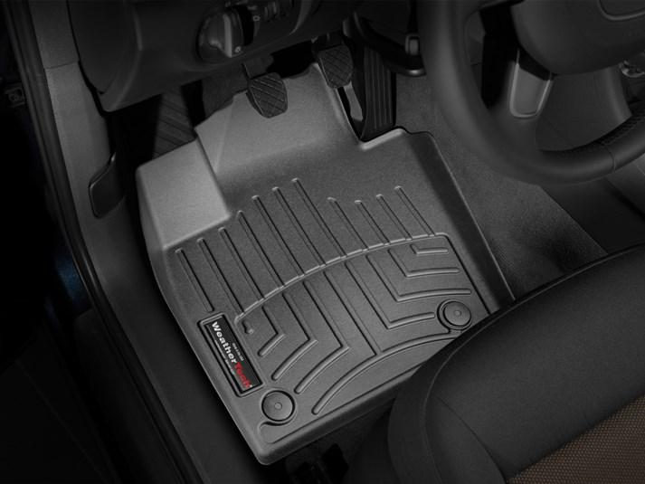 Килими гумові WeatherTech Audi Q3 EUROPA 2011-2018 передні чорні