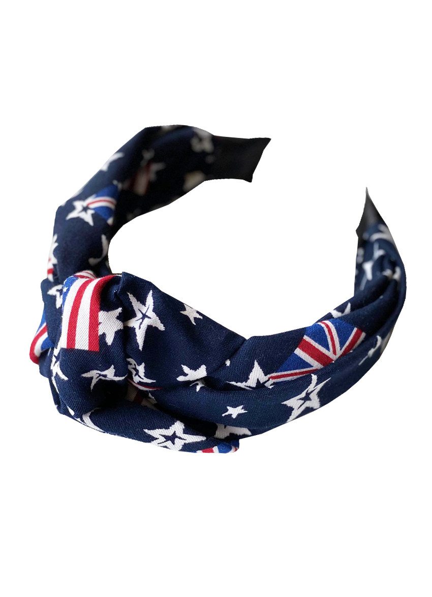 Стильний джинсовий обруч-обідок для волосся My Scarf