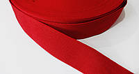 Лента окантовочная репсовая 25 мм красная