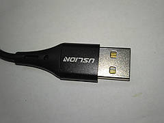 Кабель micro USB в шматяній оплітці 0,5 м. USLION