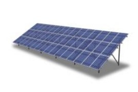 Статична наземна система SMS-312 для ФЕМ 60 cell на 36 фотомодулів (гарячі-оцинкований профіль)