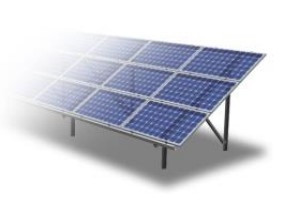 Статична наземна система SMS-302 для ФеМ 60 cell на 12 фотомодулів (холодно-оцинкований профіль)