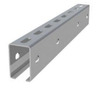 Напрямний профіль С40х60х10х2, L = 2200 Сталь, S350GD + ZN275-350, Цинкове покриття 25 мкм