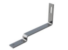 Кронштейн вертикальний Сталь, S235JR, Цинкове покриття 70 мкм, фото 1