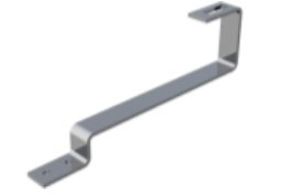 Кронштейн горизонтальний зворотний Сталь неіржавка 304