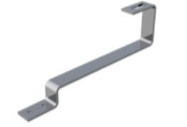 Кронштейн горизонтальний зворотний Сталь, S235JR, Цинкове покриття 70 мкм, фото 1