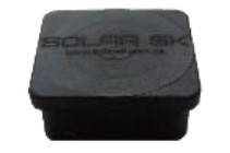 Заглушка на профіль 40х40 Гума вулканізована непориста, фото 1