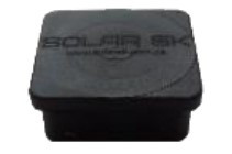 Заглушка на профіль 40х40 Гума вулканізована непориста