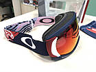 Гірськолижна маска Oakley Canopy USOC Blazing Eagle Лінза Prizm Torch Iridium, фото 4