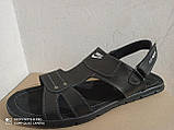 Шкіряні Nike чоловічі літні сандалі найк великого розміру 46, фото 2