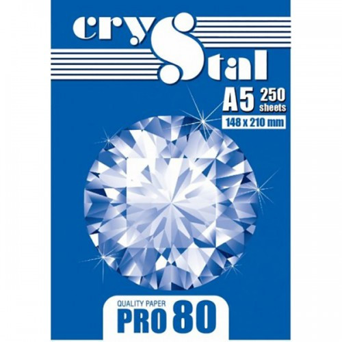 Папір офісний Crystal Pro А5 250 аркушів (16.4340), фото 1