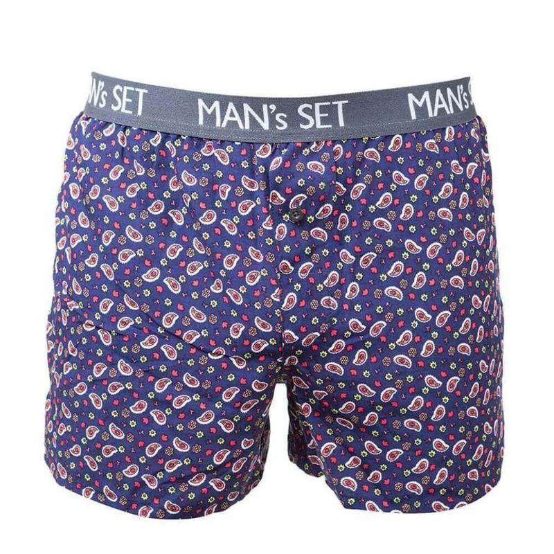 Сімейні чоловічі труси MAN's SET. Колір синій. Артикул: 04-0550, фото 1