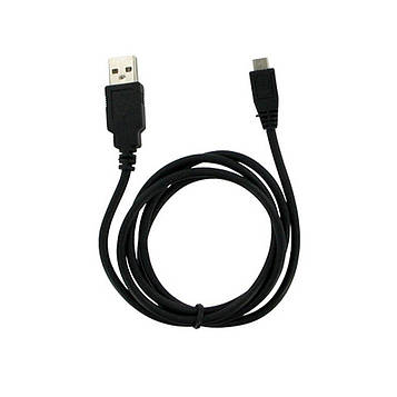 Кабель для зарядки USB - microUSB 45 см (Black)