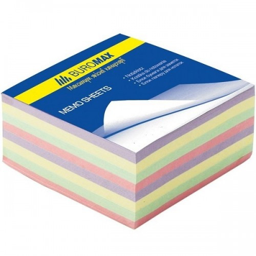 Блок паперу для нотаток Декор 80 х 80 склеєний Buromax (BM.2272)