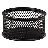 Підставка металева для скріпок Buromax кругла 80 х 80 х 30 мм чорний (BM.6221-01)