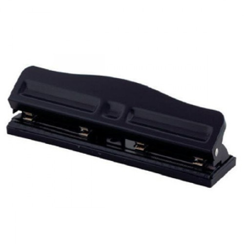 Діркопробивач металевий Buromax 12 аркушів чорний (BM.4095), фото 1