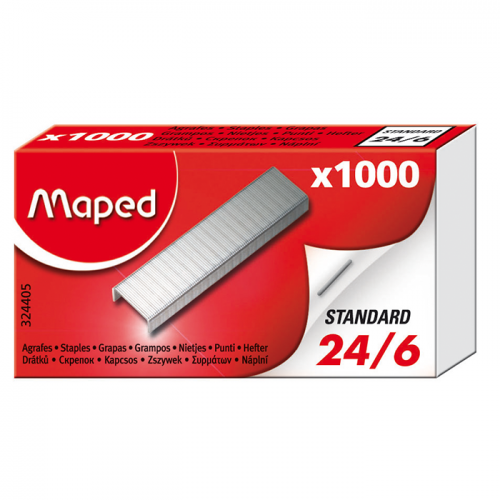 Скоби No 24/6 Maped 1000 шт (3244054), фото 1