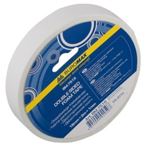 Клейка стрічка двостороння на пінній основі Buromax 1 шт (BM.7515)
