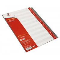 Роздільник алфавітний А-Я Optima A4 (O35807)