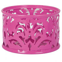 Підставка для скріпок Barocco металева Buromax рожевий (ВМ.6222-10)