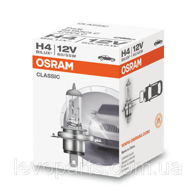 Лампа фари головного світла Mitsubishi Lancer IX (Лансер 9) OSRAM H4 Original 64193