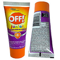 Дитячий крем від комарів OFF! JUNIOR 50мл ніжний захист.