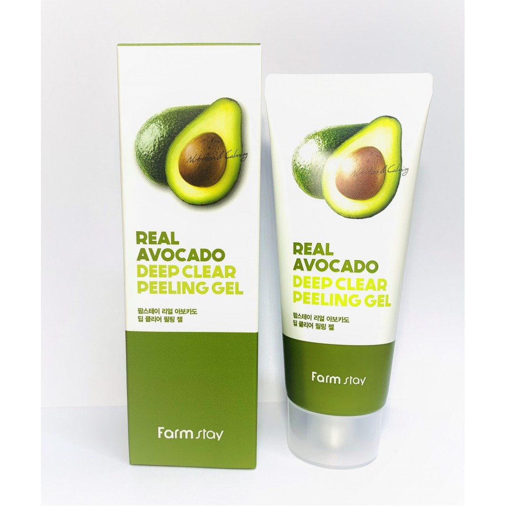 Пілінг-гель з екстрактом авокадо FarmStay Real Avocado Deep Clear Gel Peeling 100 мл