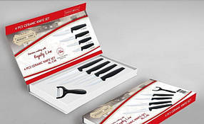 Набір керамічних ножів Royalty Line RL-C4B 5 pcs