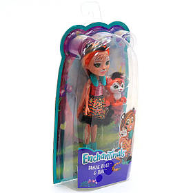 Набір лялечка Enchantimals - Тигреня Тензи (FRH39)