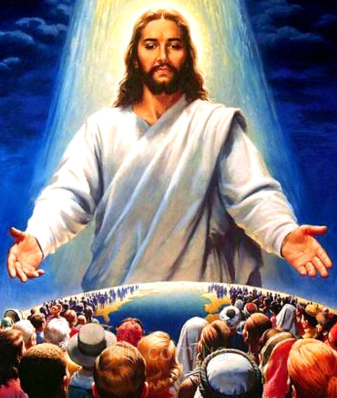 Алмазна вишивка на підрамнику Ікона Божа благодать 40 х 50 см (арт. TN905), фото 1