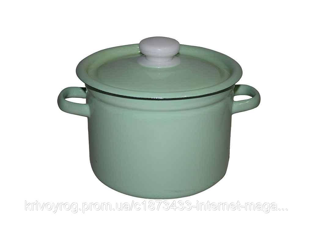 Каструля ем. 5,5л /4 циліндрична М’ятна прохолода (I1617/4) ТМ IDILIA, фото 1