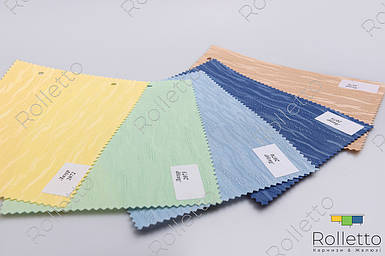 Тканинні ролети відкритого типу "Лазур", ціна за 0,5 м.кв