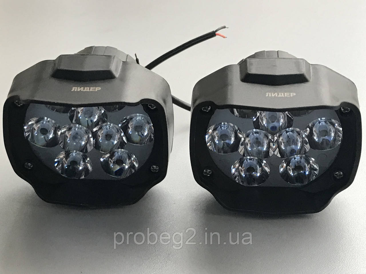 Світлодіодні круглі фари дальнього світла 10-60 V 2 шт.