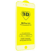 Захисне скло TDG 9D для Apple Iphone 5 / 5C / 5S / SE Full Glue білий 0,26 мм в упаковці