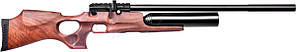 Пневматична гвинтівка PCP Kral Super Jumbo Wood 4.5 мм 33.2 Дж коричневий