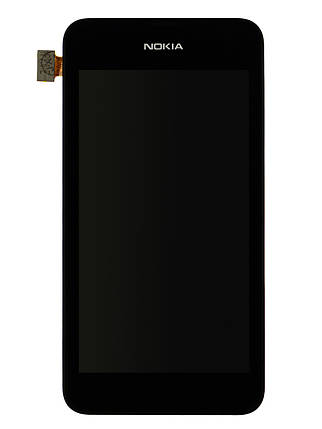 Дисплейний модуль Lumia 530 black у рамці, фото 2