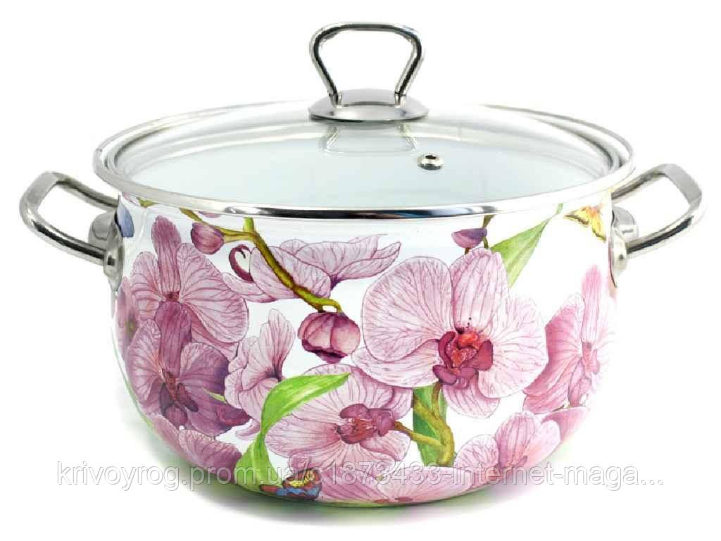 Каструля глибока 3,1л d=18 Орхідея (Т)15116 00073017 ТМ INTEROS, фото 1