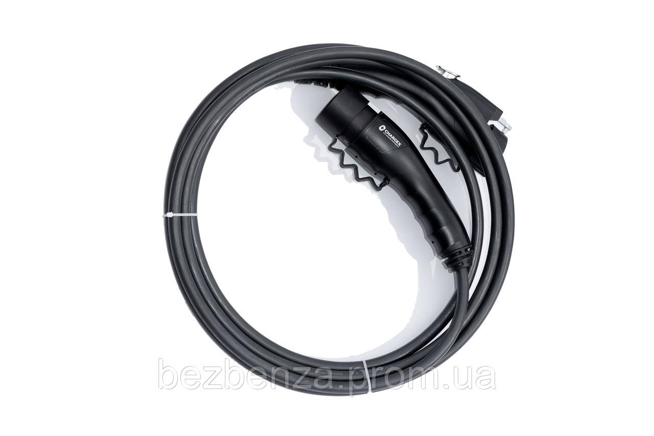 Зарядний кабель для Nissan Leaf -CHARGEX (Type2-Type1-машина)