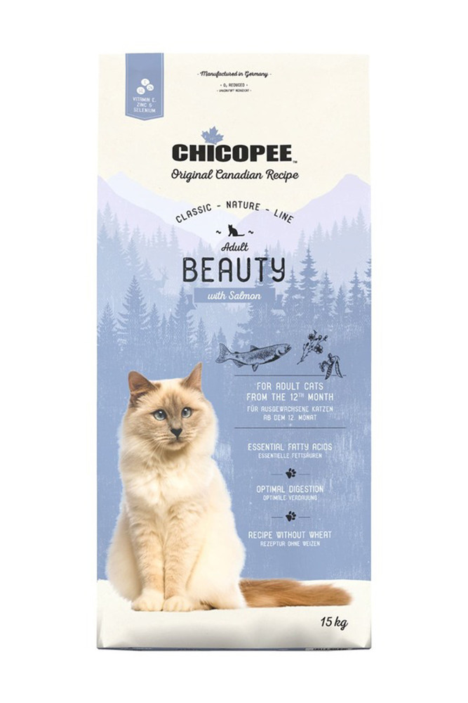 Сухий корм Chicopee CNL Cat Beauty Salmon 15 кг