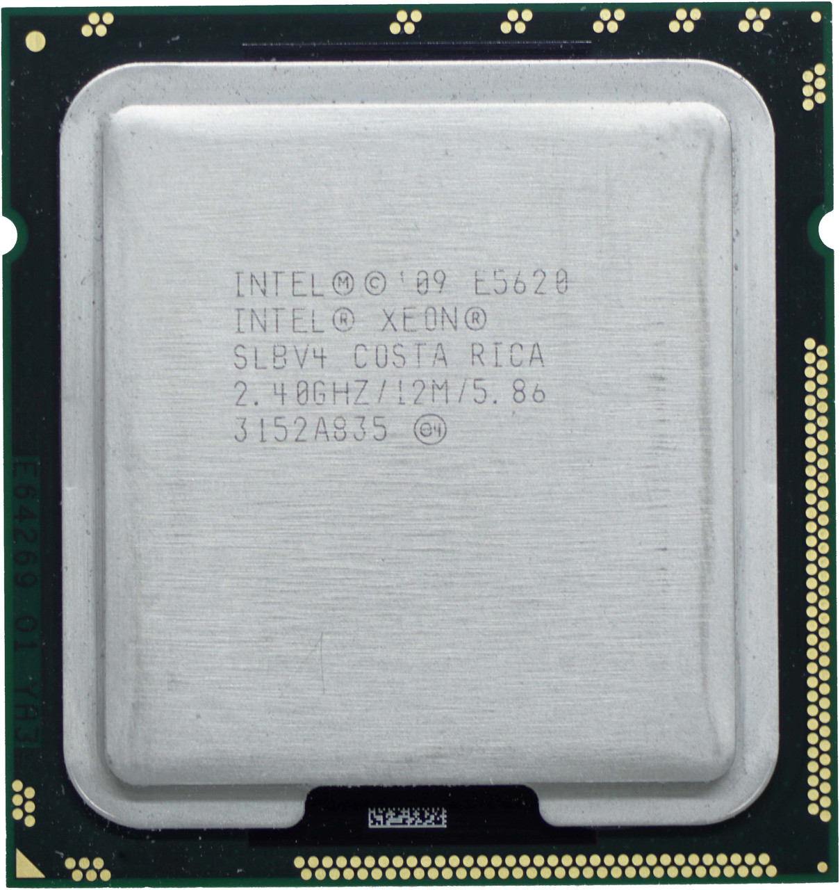 Intel Xeon E5620 CPU SLBV4 2.4GHz/12M/80W Socket 1366 Intel 5520/X58 Express
