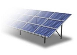 Статична наземна система SMS-302 для ФеМ 72 cell на 12 фотомодулів (холодно-оцинкований профіль), фото 1