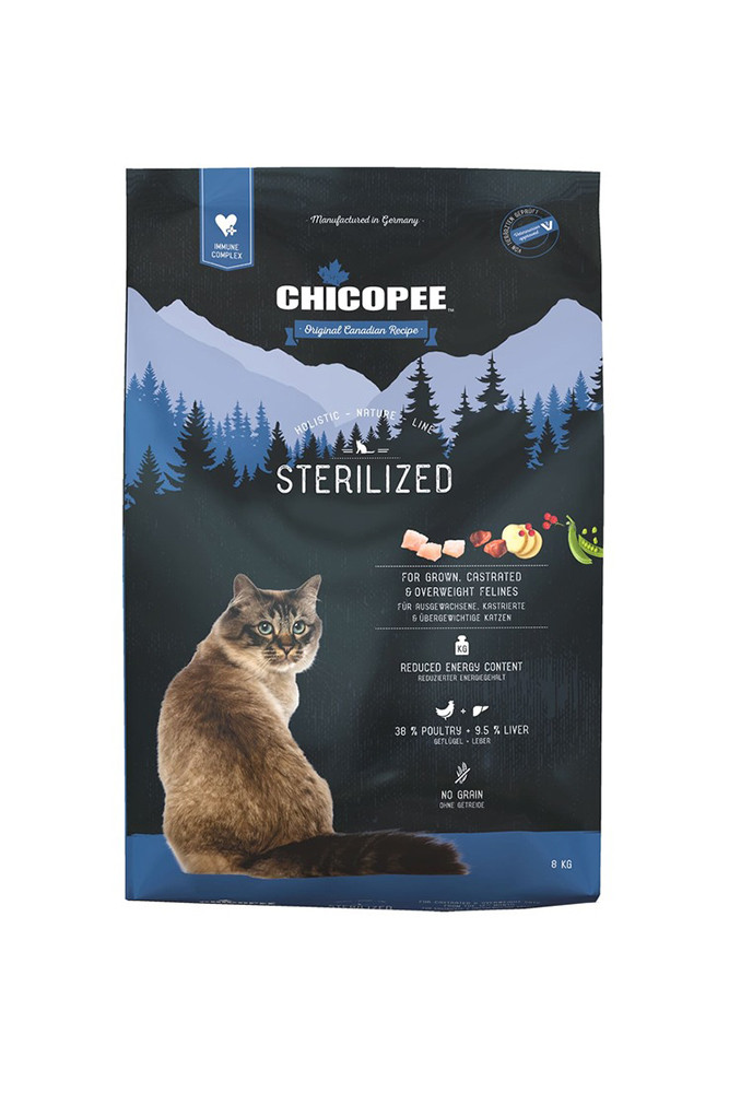 Сухий корм Chicopee HNL Cat Sterilized 8 кг