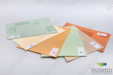 Тканинні ролети відкритого типу "Ікеа", ціна за 0,5 м.кв