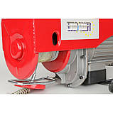 Електричний тельфер HJ207 на 400/800 кг з двигуном 2000 Вт для майстерень і складів, фото 5