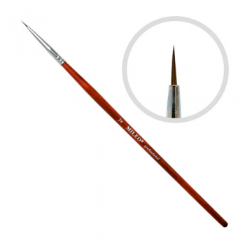 Пензель для малювання Mileo №3 червона, фото 1